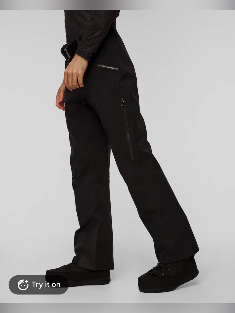 Bogner Ski Shell Pants Black Womens Cargo , size 8